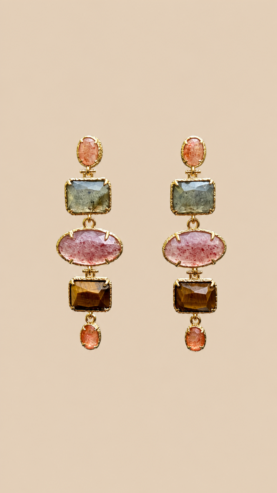 Boucles d’oreilles Habaha long 5 cm
